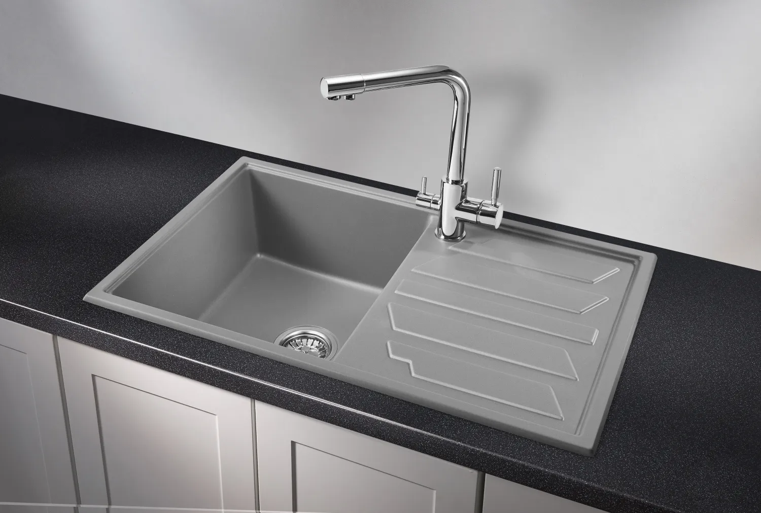 Мойка для кухни Granula 8002 алюминиум, 80х50 см, прямоугольная