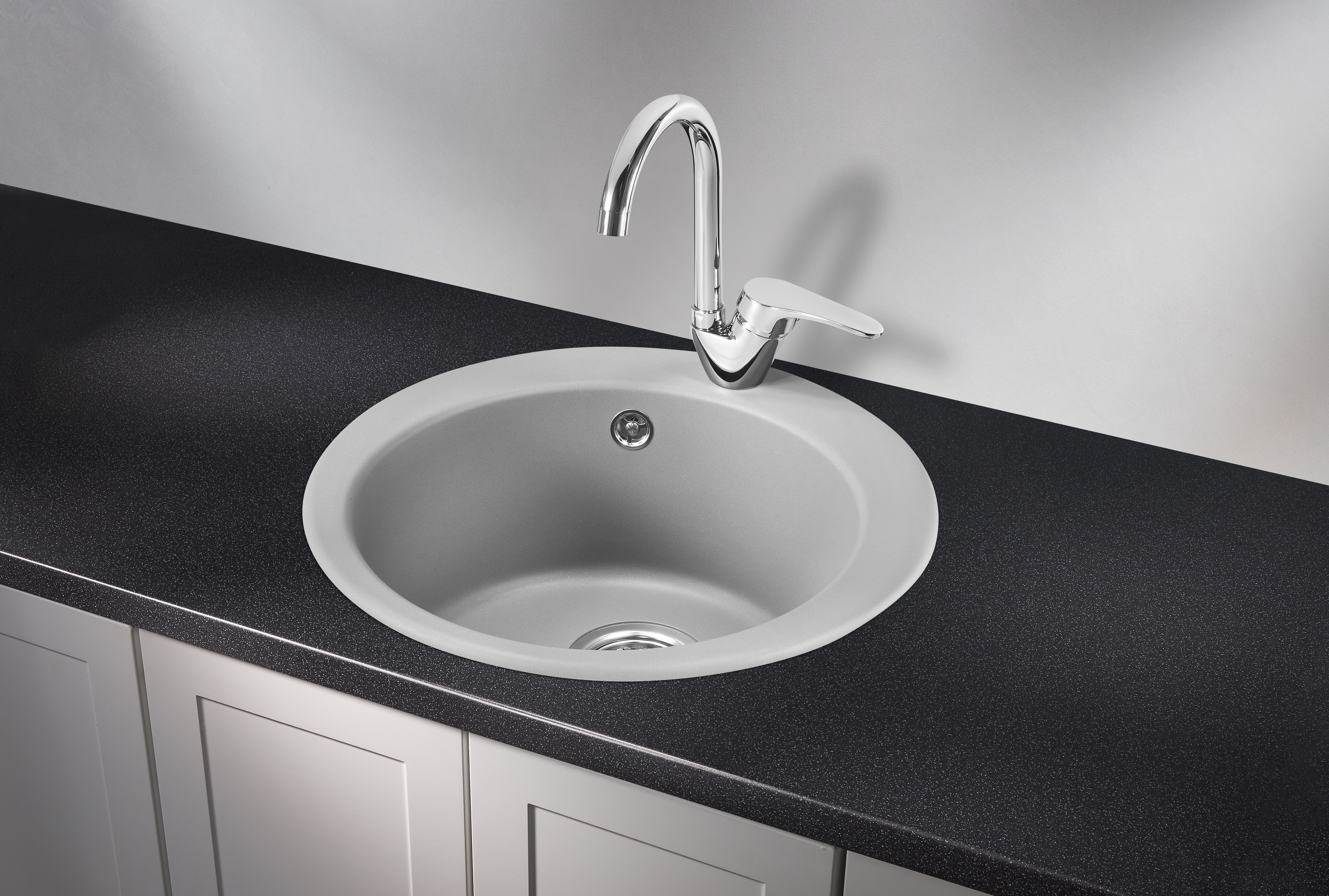 4801, АЛЮМИНИУМ, кухонная мойка, кварц