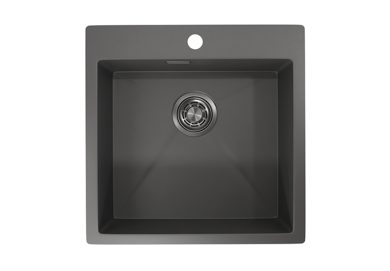 5151, ГРАФИТ МАТОВЫЙ, стальная кухонная мойка